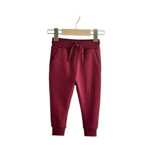 Next Kids Burgundy Red Classic Jersey Joggers